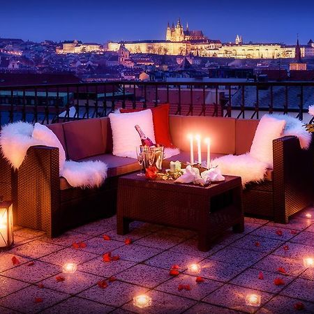 شقة A/C + Terrace Breakfast At Tiffany'S براغ المظهر الخارجي الصورة